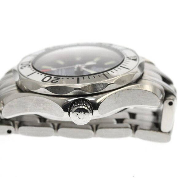 OMEGA Seamaster300 2583.80 Date Navy Dial Quartz Ladies Watch - Picture 4 of 11